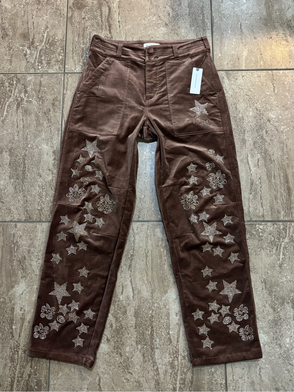 Anthropology Pilcro The Wanderer brown jeans NWT
